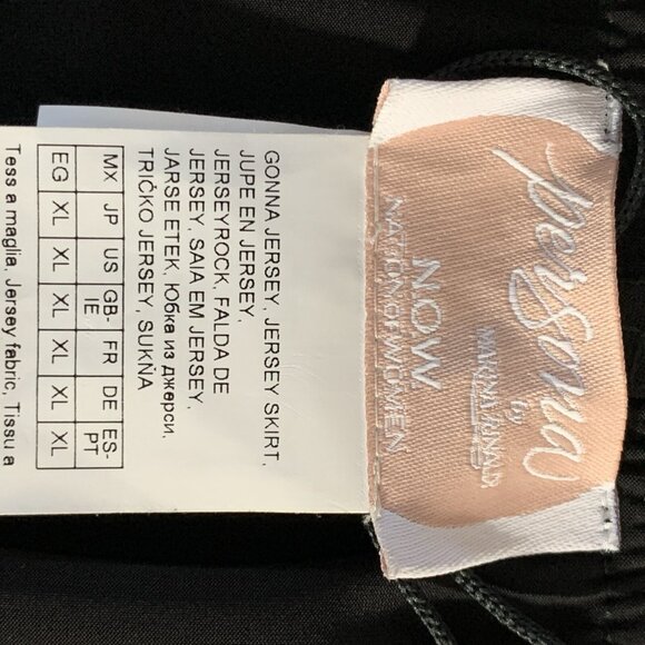 Persona by Marina Rinaldi Black A-Line Midi Skirt Women’s Size XL NWT Designer. - Picture 9 of 9